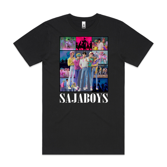 Saja Boys K-pop Demon Hunters V8 T-shirt Animation Movie Tee