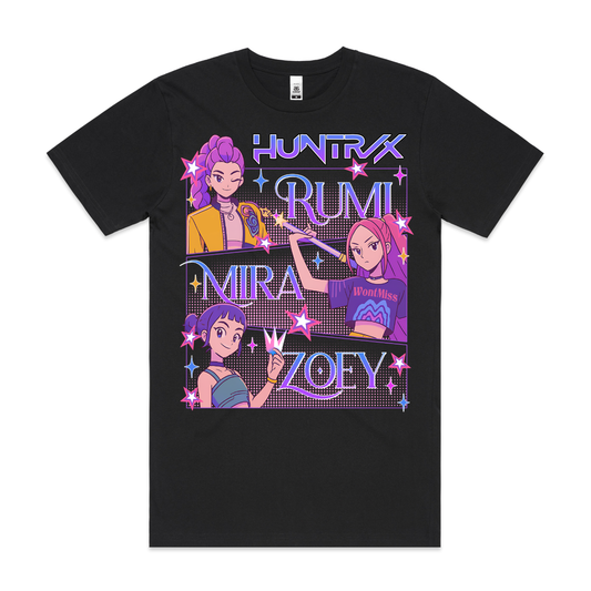 K-pop Demon Hunters Huntrix V15 T-shirt Animation Movie Tee