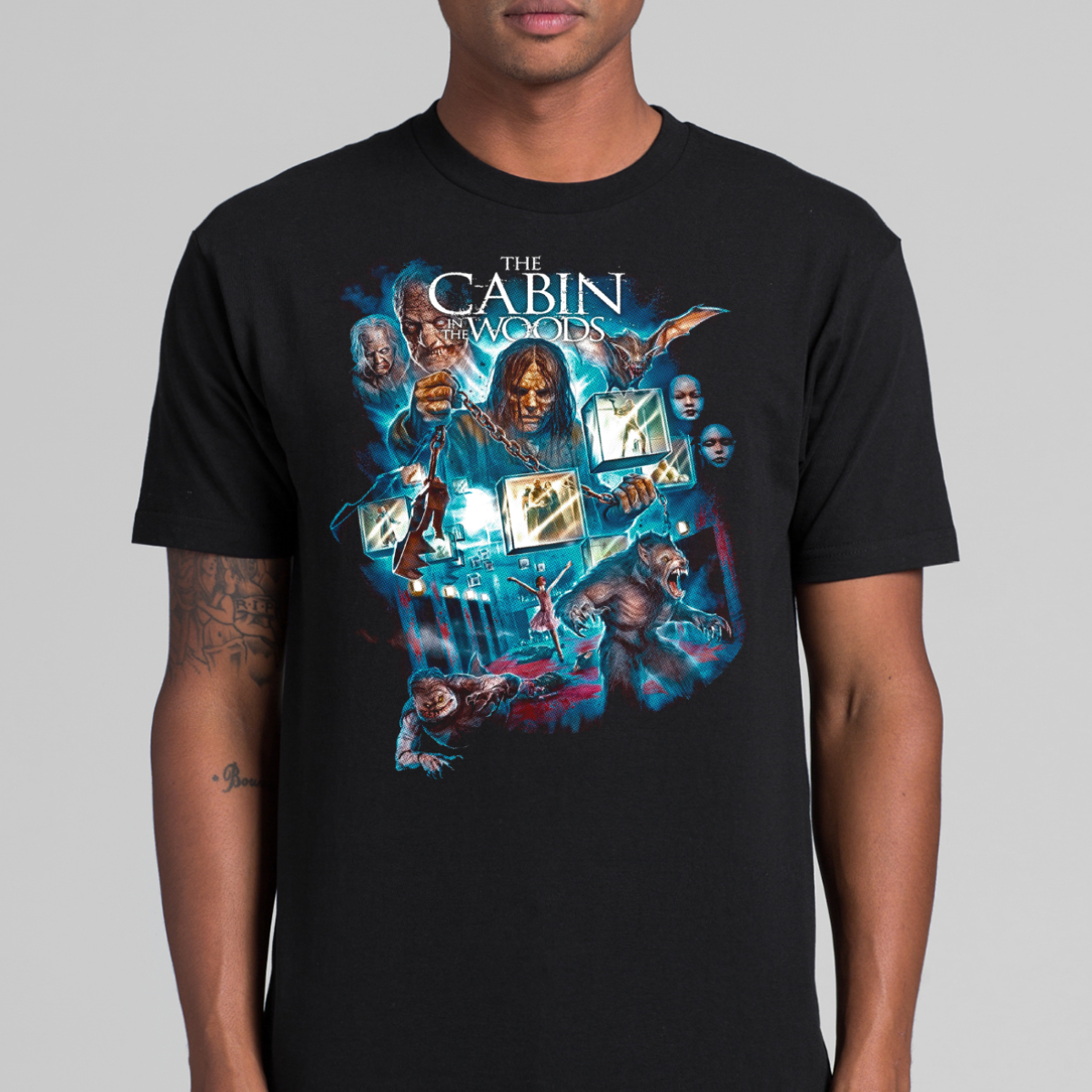 The Cabin in the Woods Horror Comedy Movie T-Shirt Tee