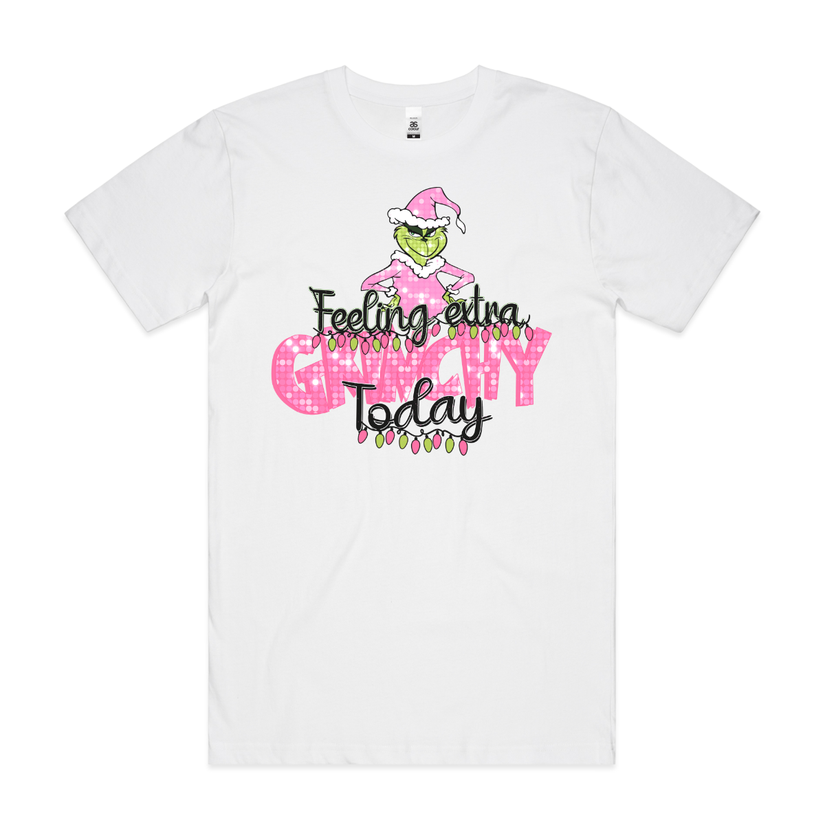 Feeling extra Grinchy Today T-Shirt Cartoon christmas Tee