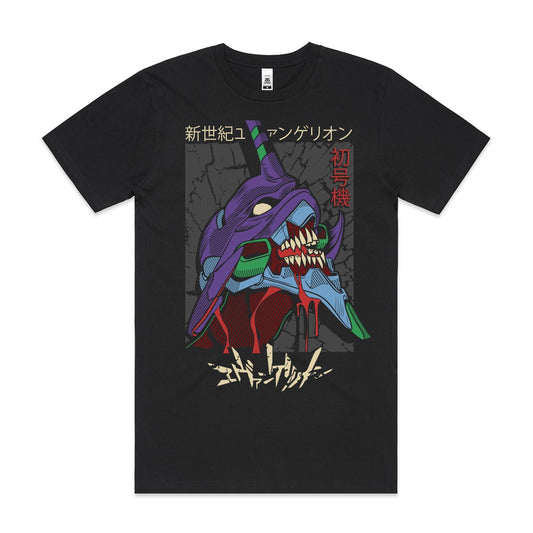 Neon Genesis Evangelion Unit-01 V3 T-Shirt Japanese Anime Tee