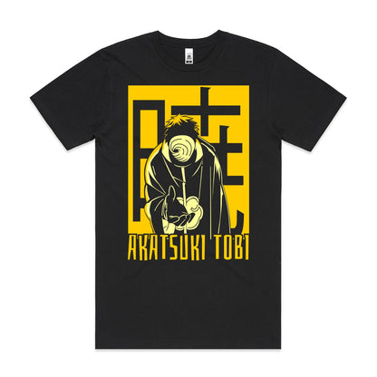 Naruto Akatsuki Tobi T-Shirt Japanese Anime Tee