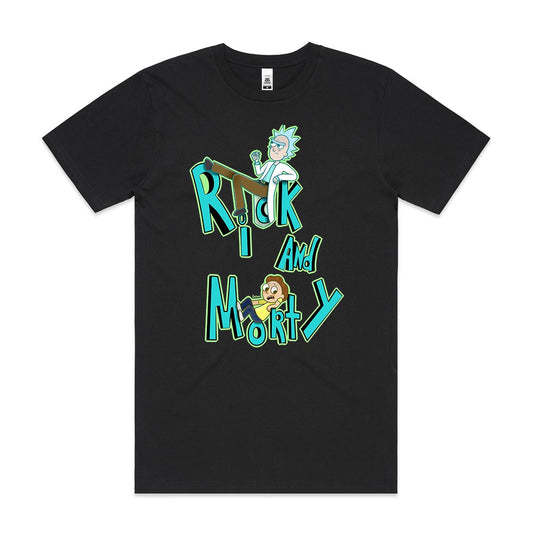 Rick and Morty Ver4 T-Shirt Spoof Funny Tee