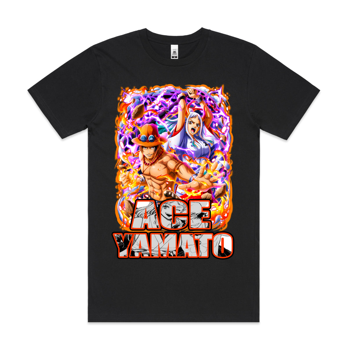 One Piece V21 ACE T-Shirt Japanese Anime Tee
