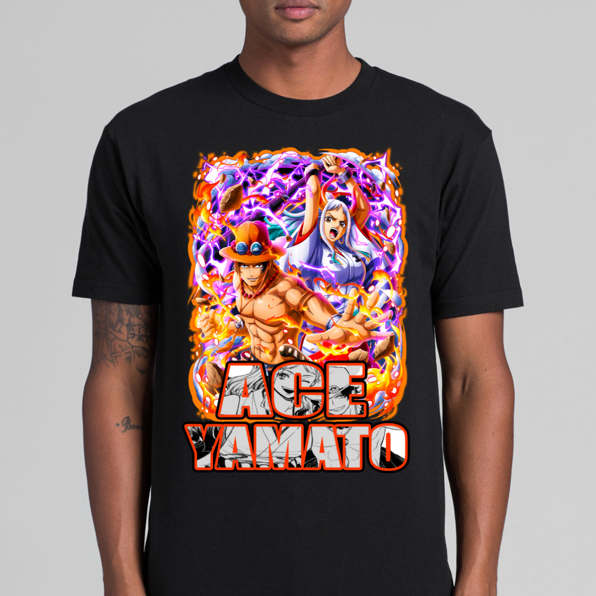 One Piece V21 ACE T-Shirt Japanese Anime Tee