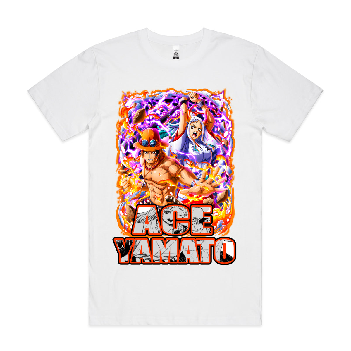 One Piece V21 ACE T-Shirt Japanese Anime Tee