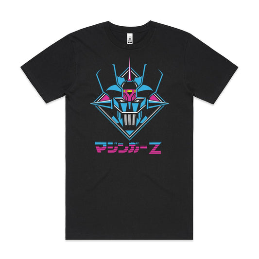 Mazinger Z Black T-Shirt Japanese Anime Tee