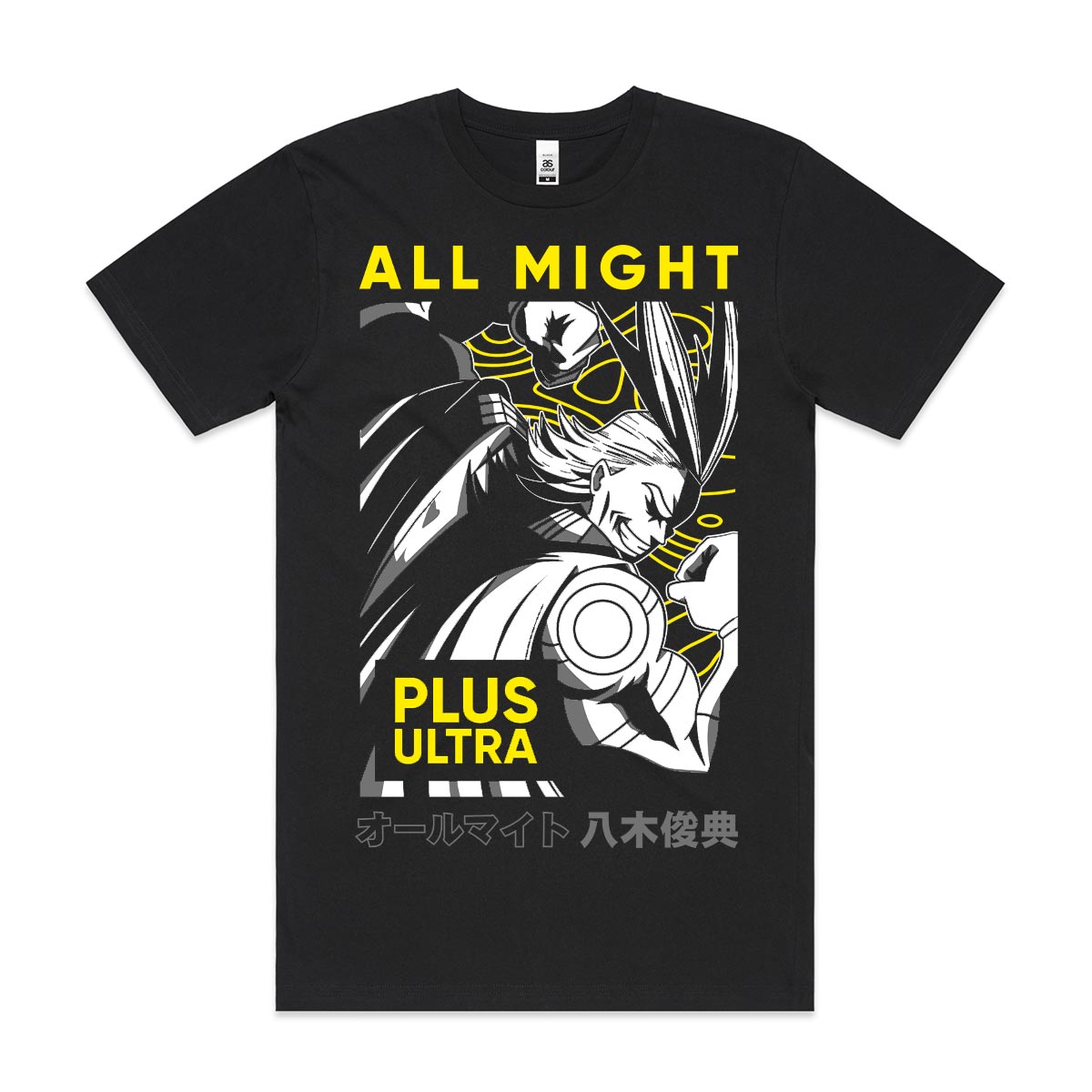 My Hero Academia All Might Plug Ultra T-shirt Japanese anime Tee