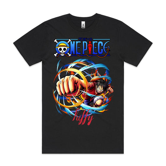 One Piece Luffy Punch T-shirt Japanese anime Tee