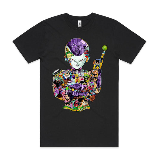 Dragon Ball Frieza Black T-Shirt Japanese Anime Tee