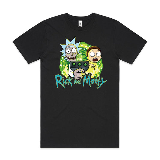 Rick and Morty Ver5 T-Shirt Spoof Funny Tee