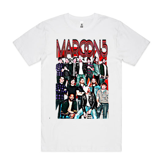 Maroon 5 T-Shirt Band Family Tee Music Rock And Roll Pop
