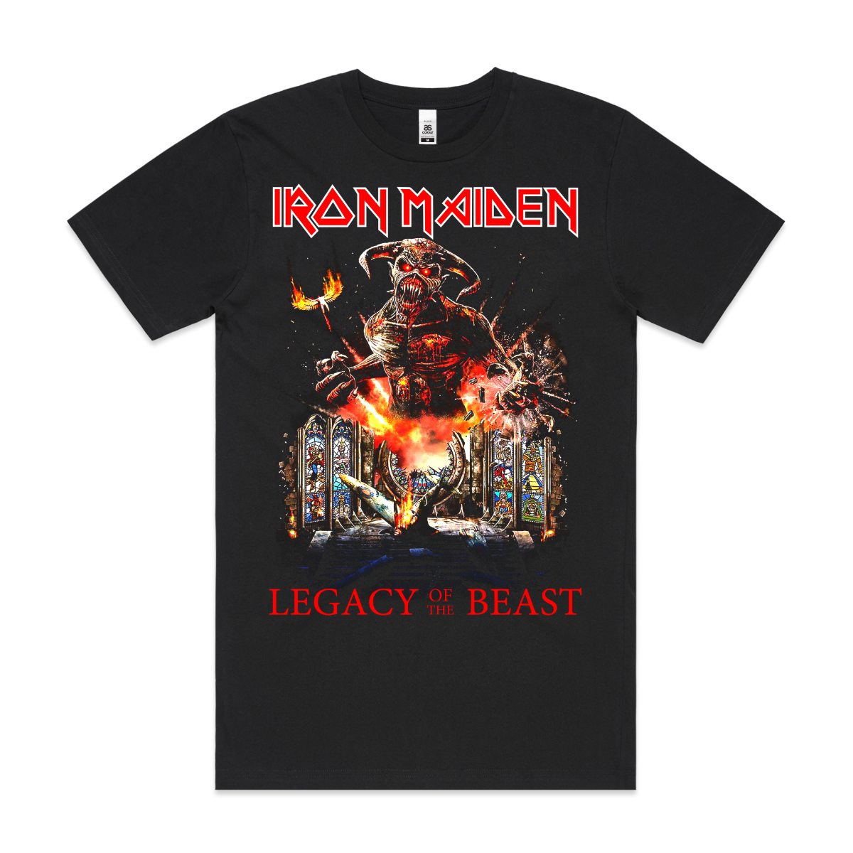 Iron Maiden V10 T-Shirt Band Family Tee Music Heavy Metal