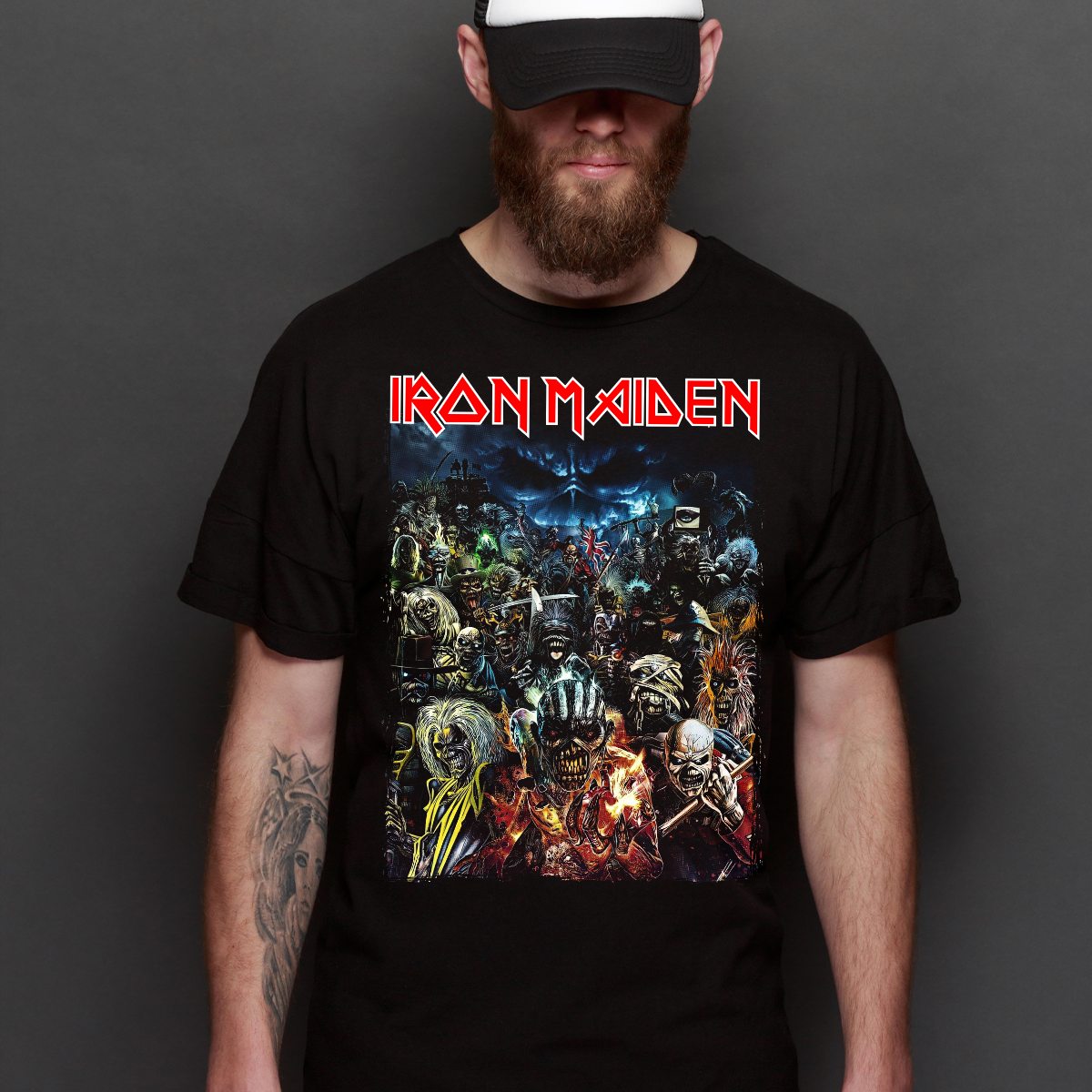 Iron Maiden V31 T-Shirt Band Family Tee Music Heavy Metal