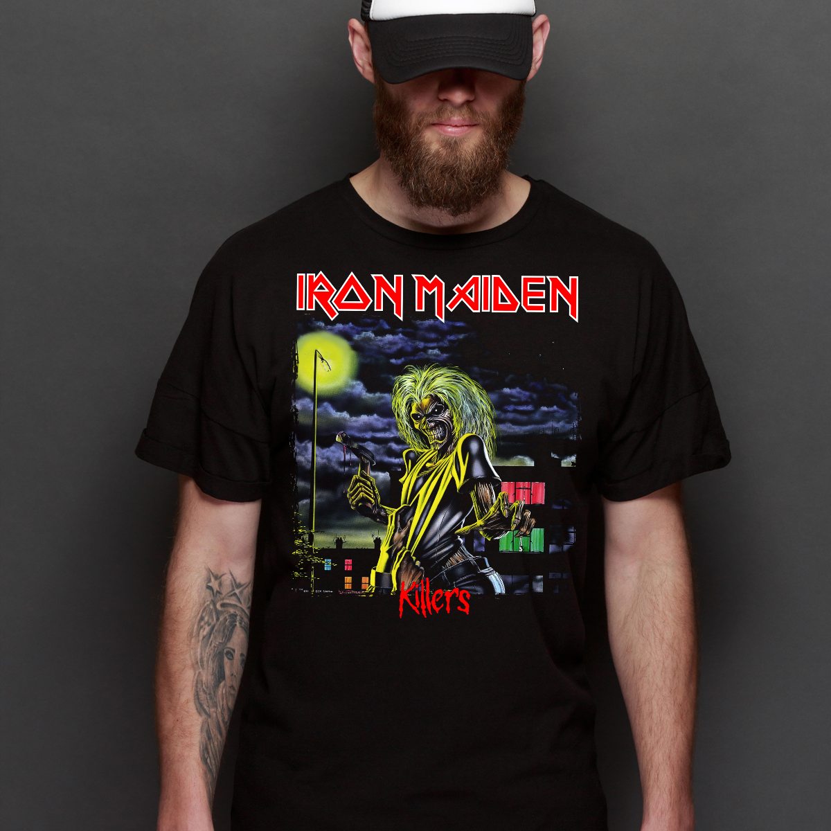 Iron Maiden V9 T-Shirt Band Family Tee Music Heavy Metal