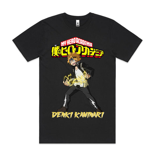 My Hero Academia Denki Kaminari T-shirt Japanese anime Tee