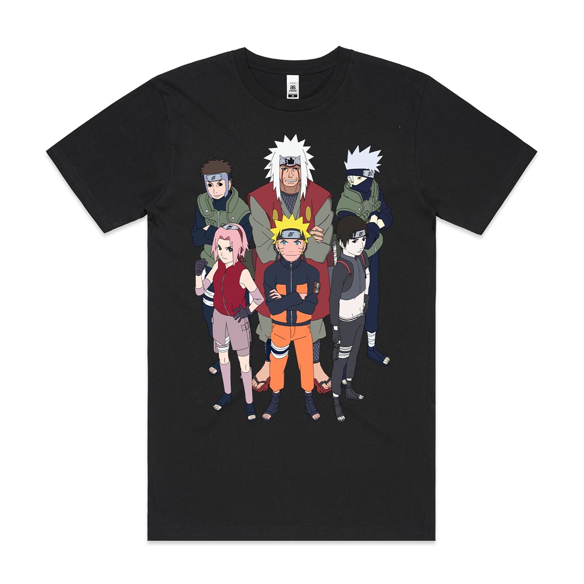 Naruto Class 7 Ver4 T-Shirt Japanese Anime Tee