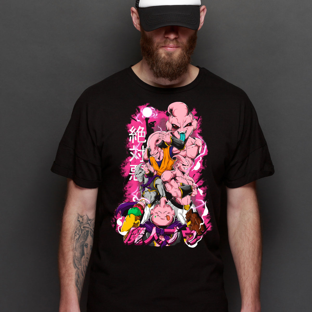 Dragon Ball Z Majin Buu V3  T-shirt Japanese Anime Tee
