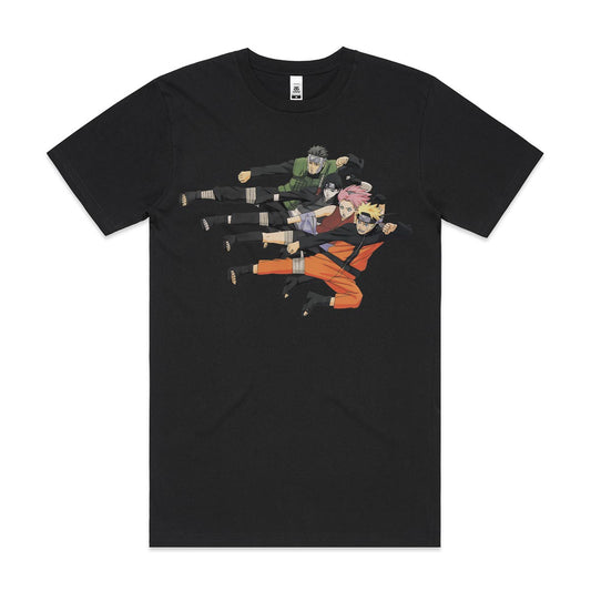 Naruto Class 7 Ver4  T-Shirt Japanese Anime Tee