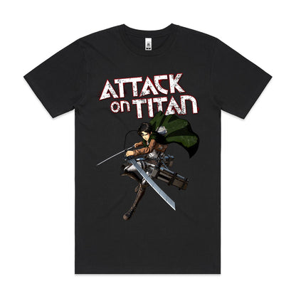 Attack on Titan Levi Ackerman T-shirt Japanese anime Tee