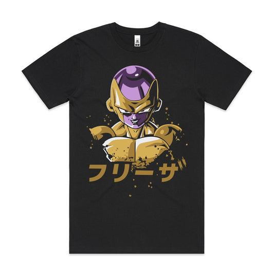 Dragon Ball Frieza V2 Black T-Shirt Japanese Anime Tee