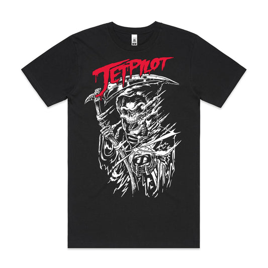Jet Pilot Skull T-Shirt Funny Spoof Tee