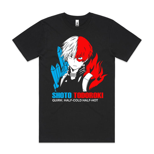 My Hero Academia Shoto Todoroki T-shirt Japanese anime Tee