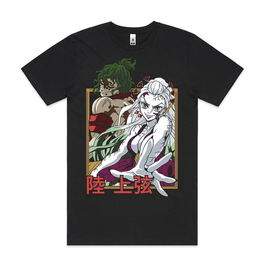 Demon Slayer Daki and Gyutaro T-shirt Japanese anime Tee