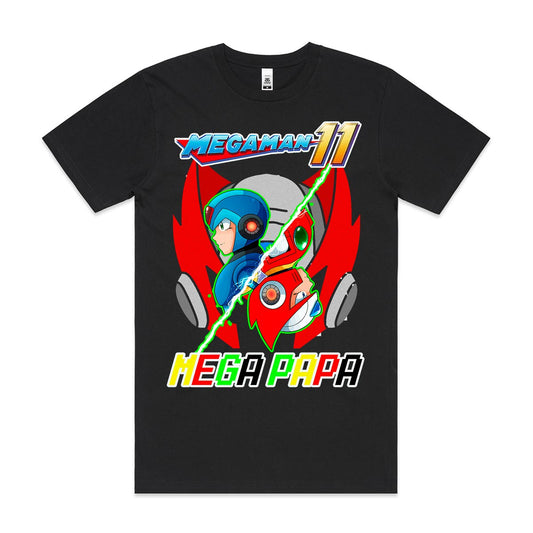 Mega Man 11 T-shirt Japanese Game Tee