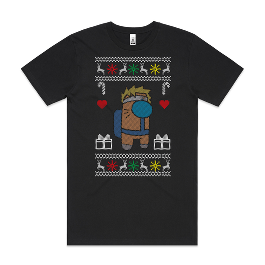 Naruto Among Us Christmas T-Shirt Anime Culture Tee