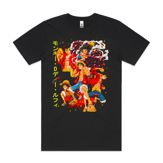 One Piece Luffy Ver5 T-shirt Japanese Anime Tee