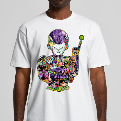 Dragon Ball Frieza White T-Shirt Japanese Anime Tee