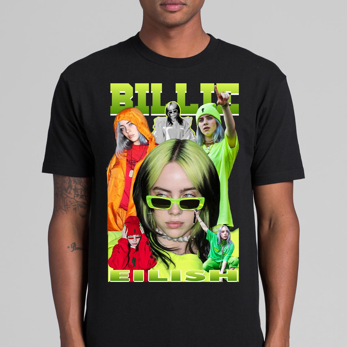 Billie Eilish V11 T-Shirt Artist Family Fan Music Pop Culture