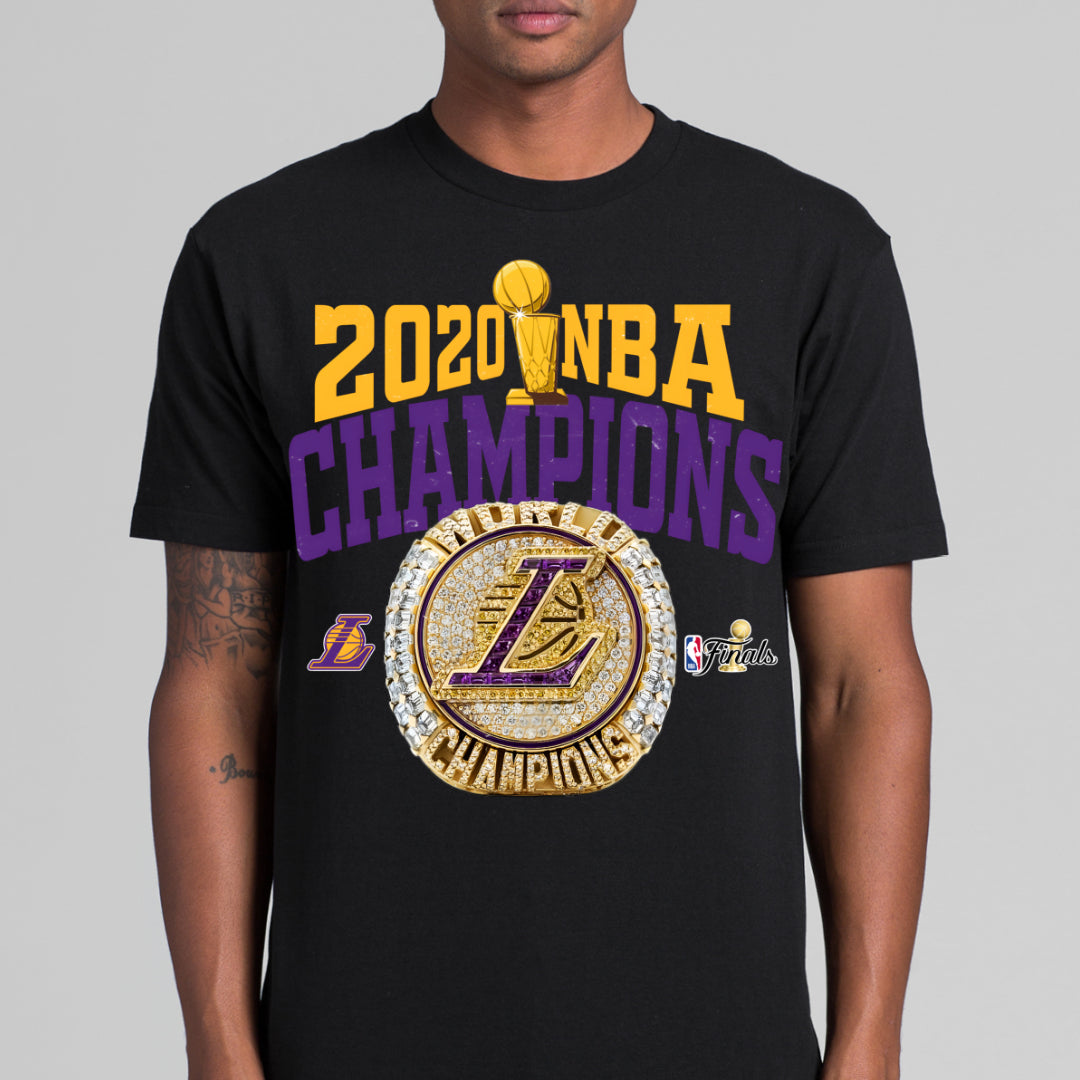2020 Championship LA Lakers NBA T-Shirt Sport Athlete Family Tee
