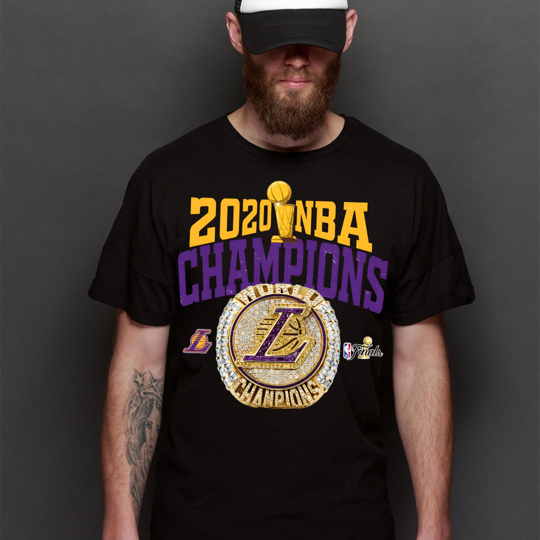 2020 Championship LA Lakers NBA T-Shirt Sport Athlete Family Tee