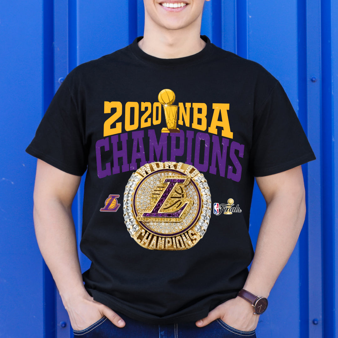 2020 Championship LA Lakers NBA T-Shirt Sport Athlete Family Tee