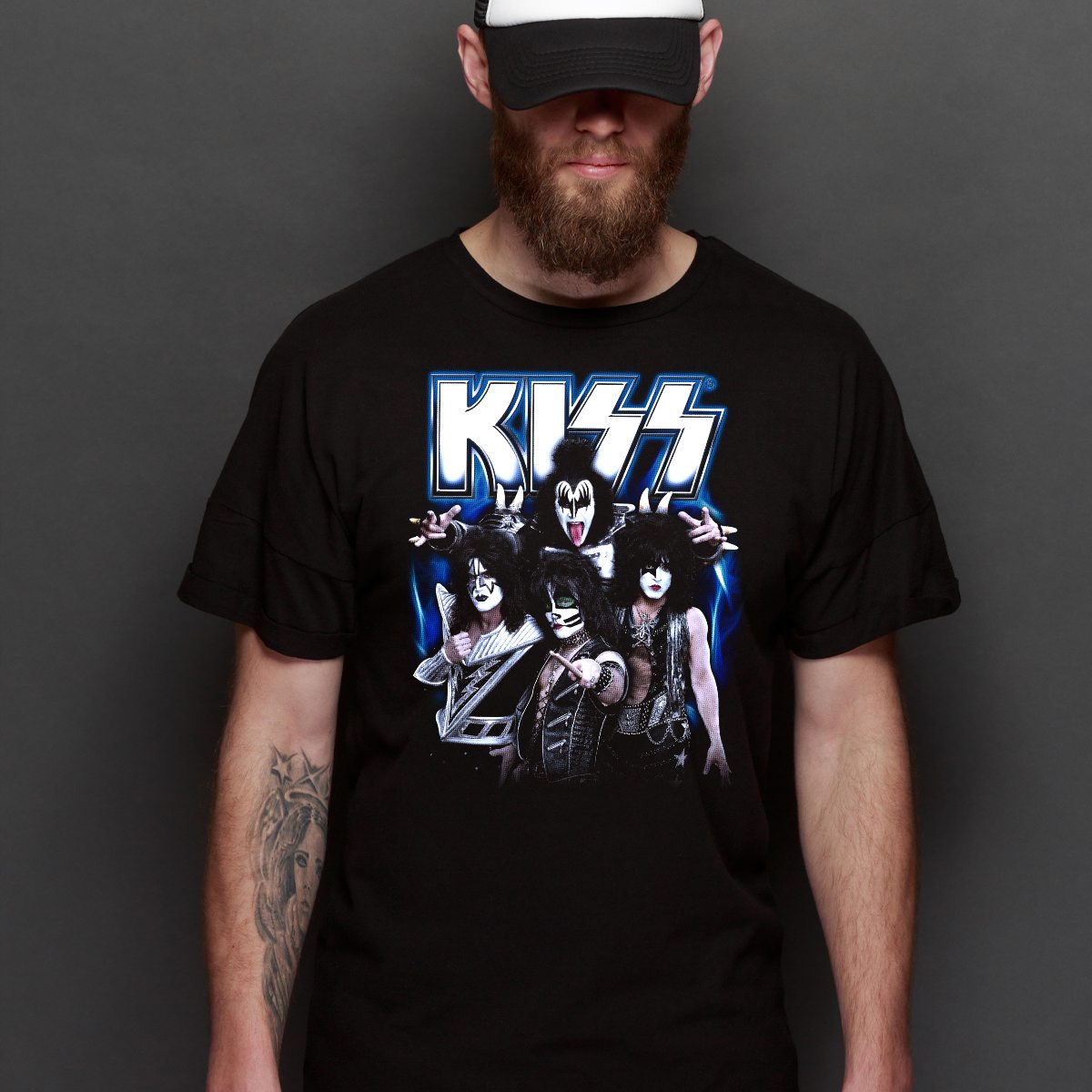 KISS T-Shirt V2 Band Family Tee Music Heavy Metal