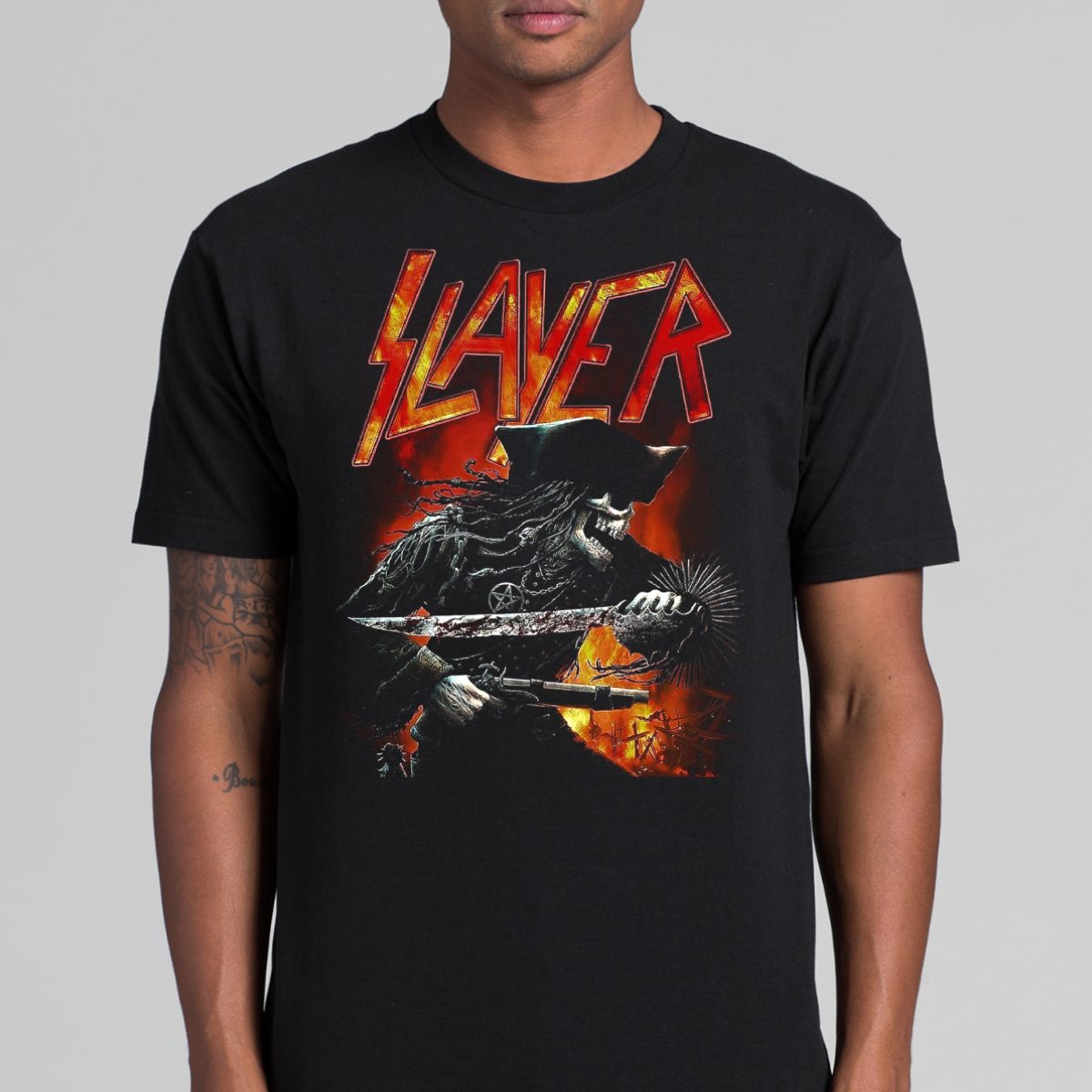 Slayer Band V4 T-Shirt Artist Family Tee Music Heavy Metal