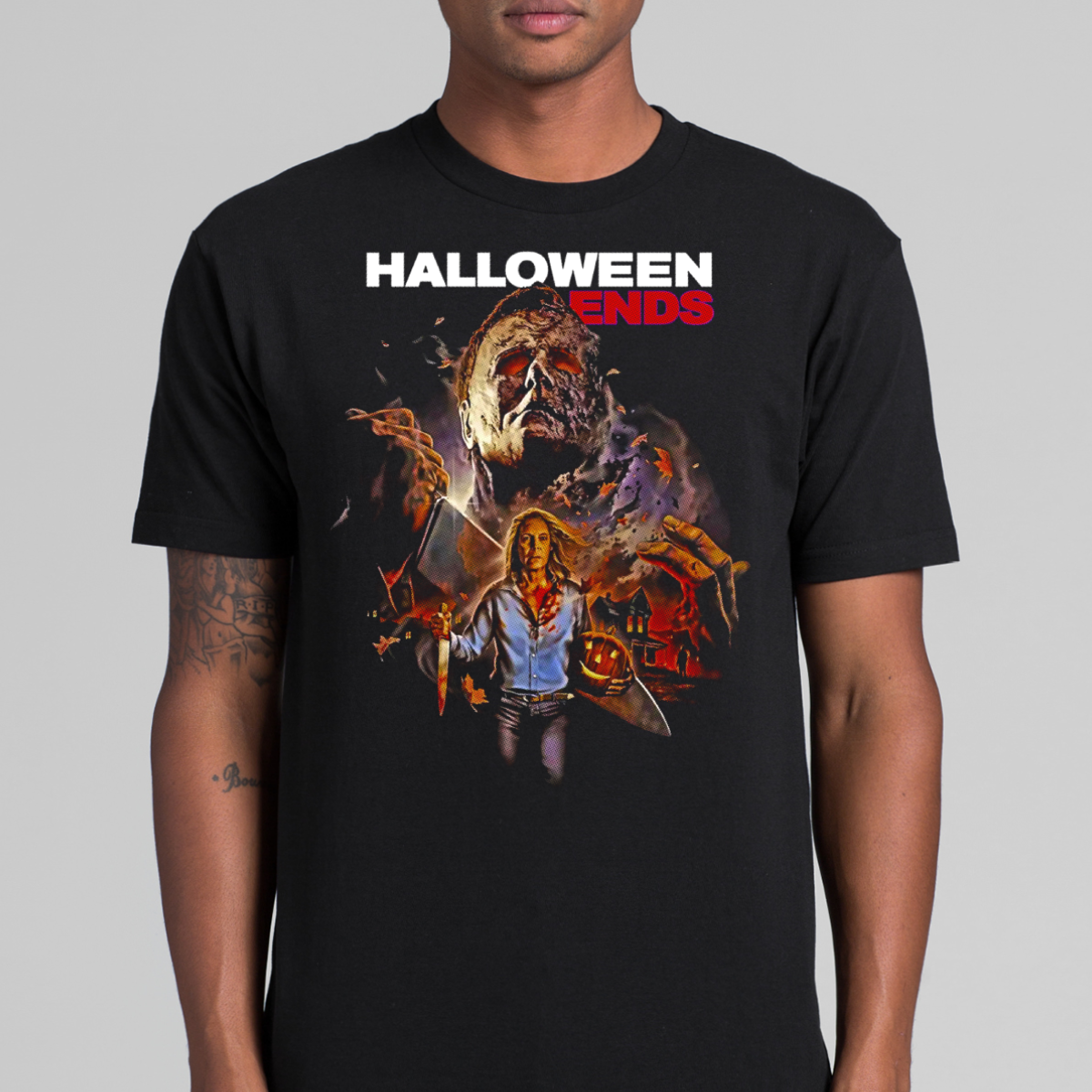Halloween Michael Myers Ends Horror Movie T-Shirt Tee