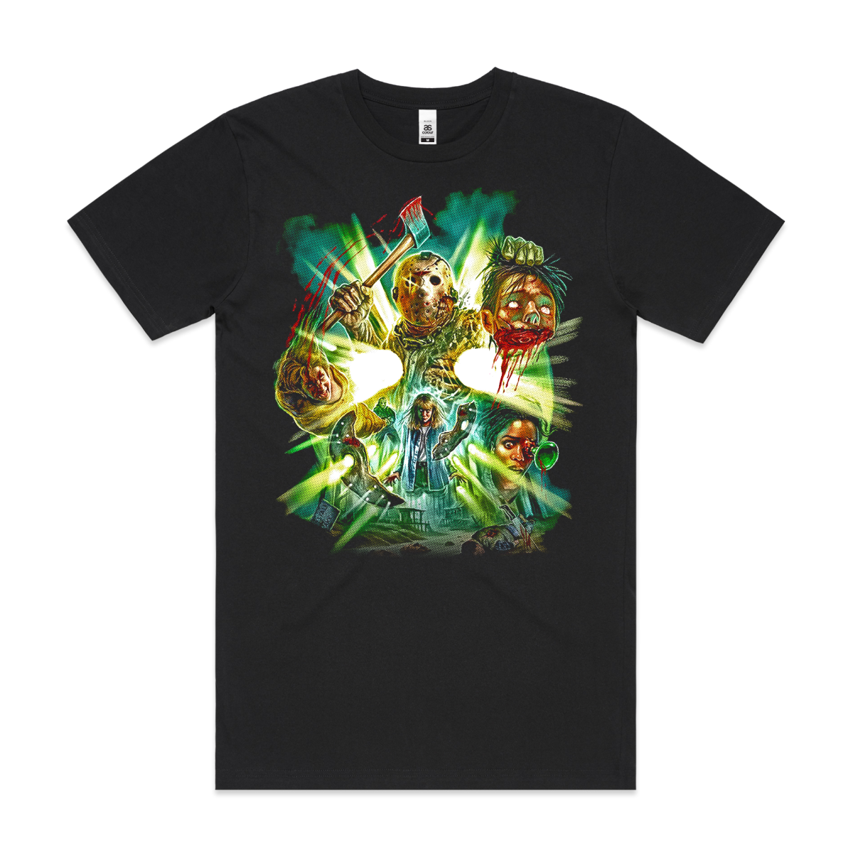 Jason Friday The 13th V5 Horror Movie T-Shirt Tee