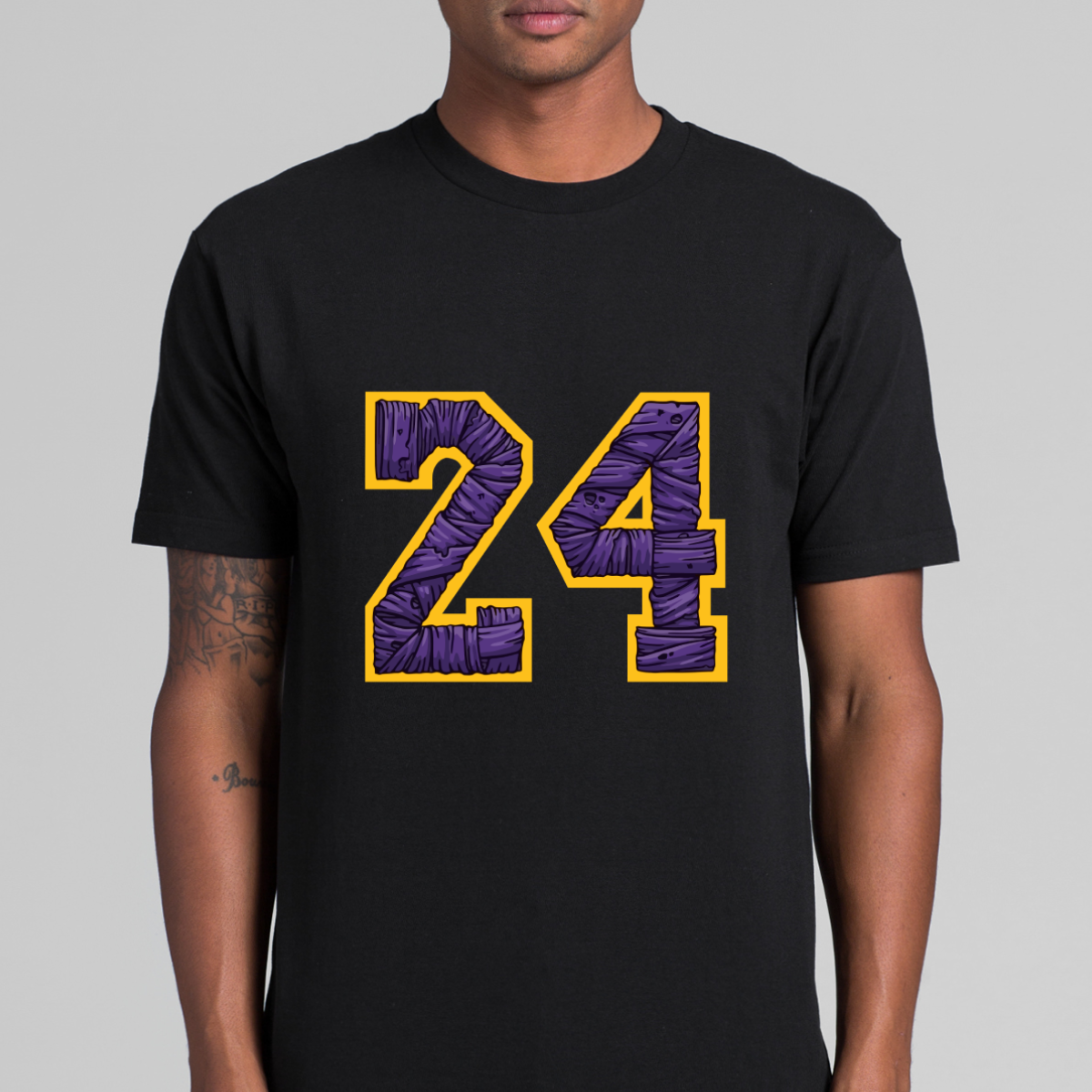 24 KOBE ART NBA T-Shirt Sport Athlete Family Tee