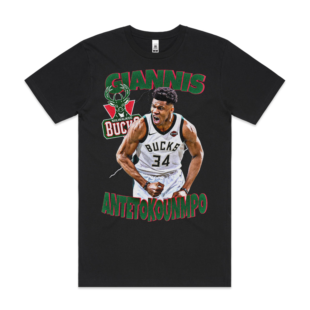 Giannis Antetokounmpo V3 NBA T-Shirt Sport Athlete Family Tee