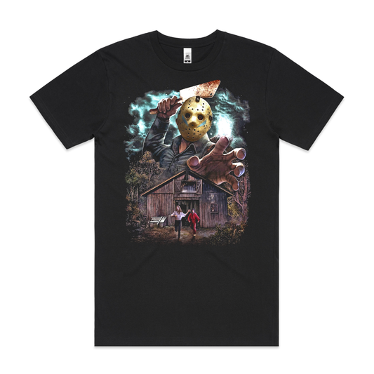 Jason Friday The 13th V6 Horror Movie T-Shirt Tee