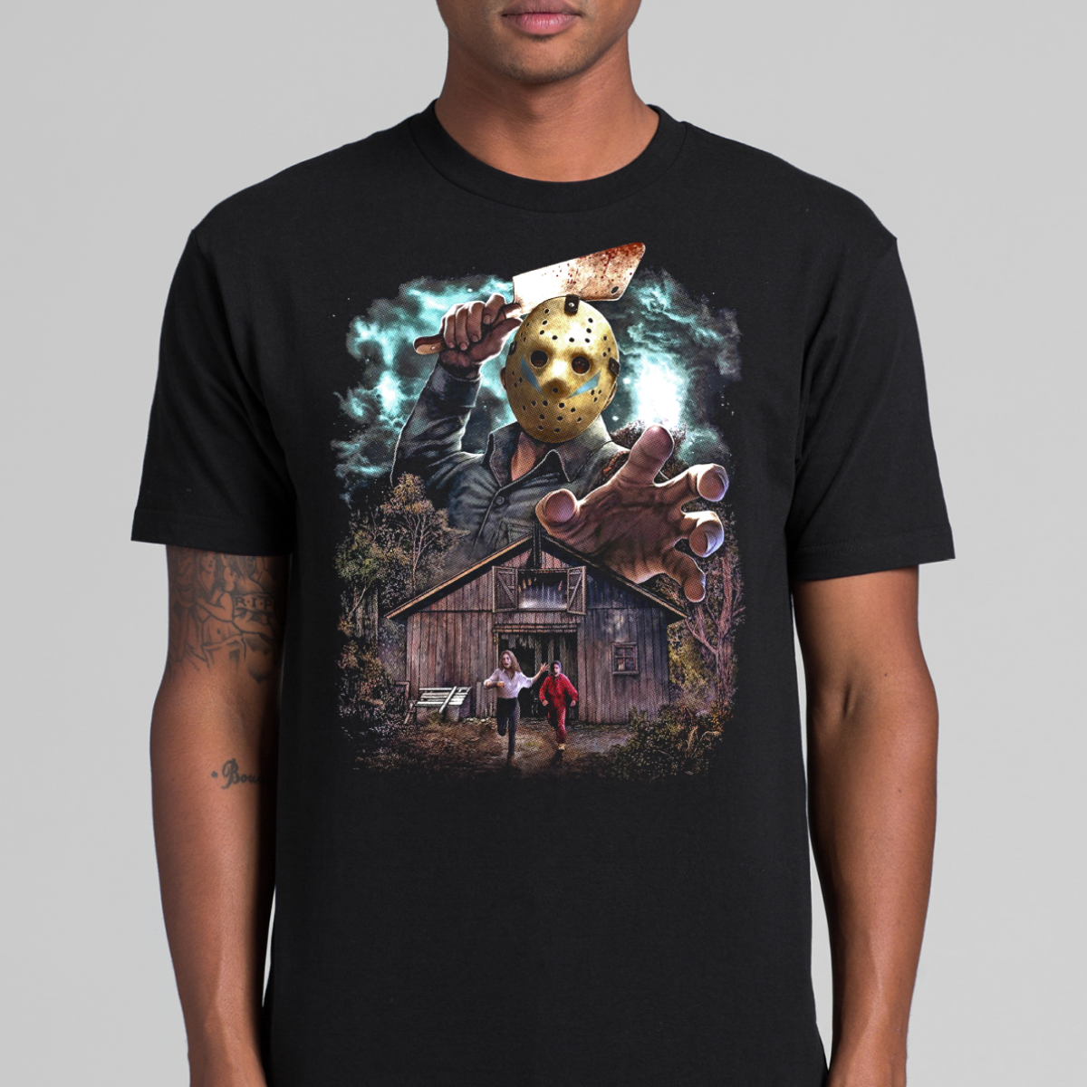 Jason Friday The 13th V6 Horror Movie T-Shirt Tee