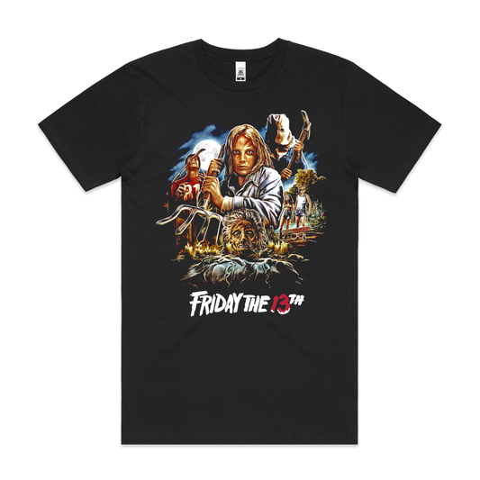 Jason Friday The 13th V7 Horror Movie T-Shirt Tee
