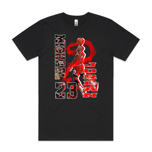 Michael Jordan V25 NBA T-Shirt Sport Athlete Family Tee