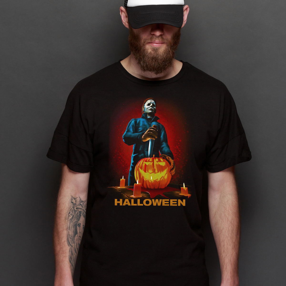 Halloween Michael Myers V14 T-shirt Horror Movie Tee
