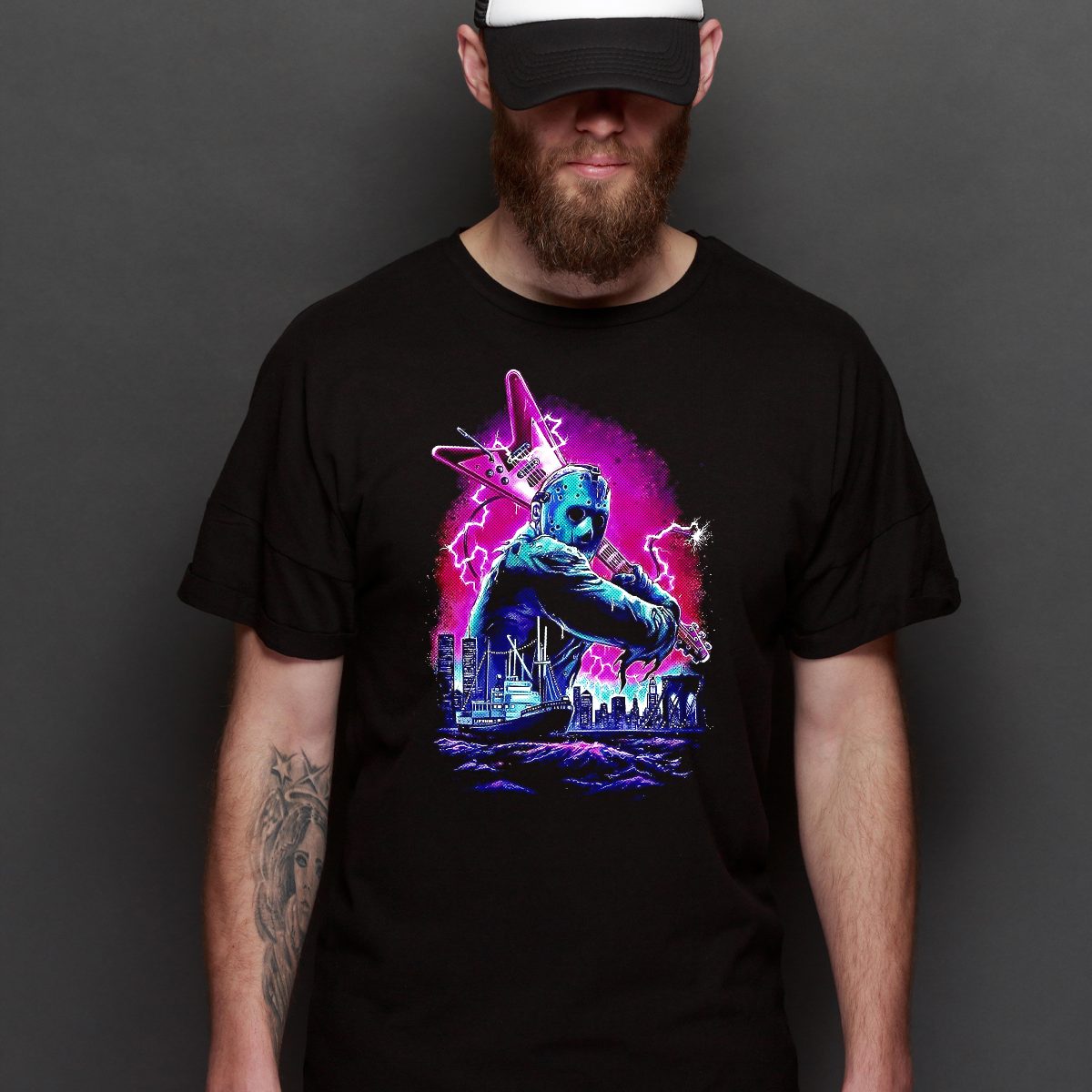 Jason Friday The 13th V3 Horror Movie T-Shirt Tee
