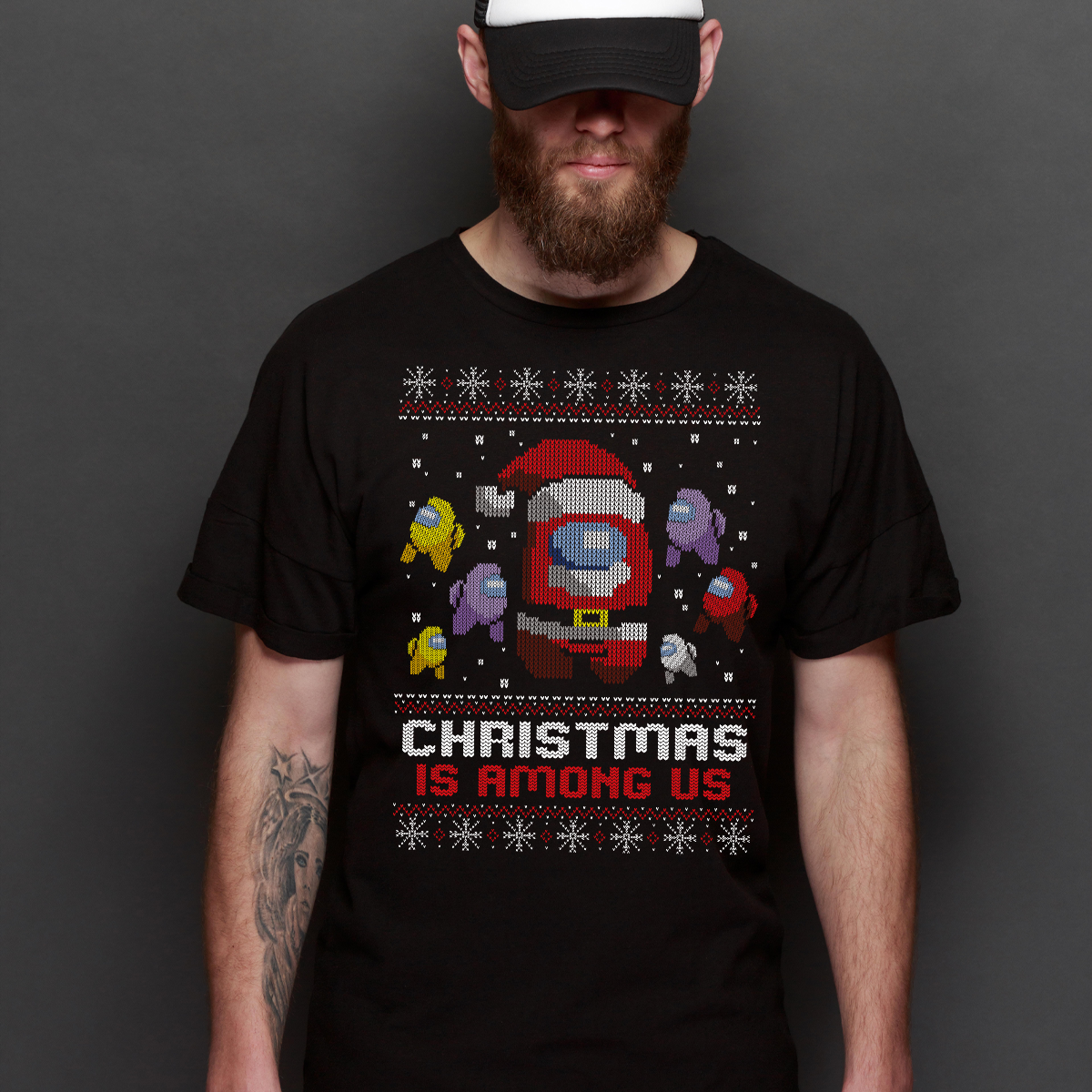 Among Us Christmas T-Shirt Online Game Tee
