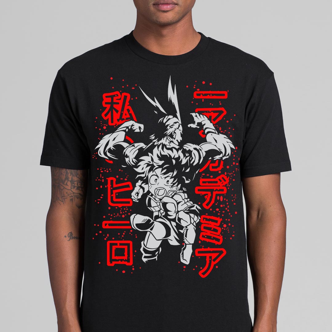 My Hero Academia All Might V5 T-shirt Japanese anime Tee